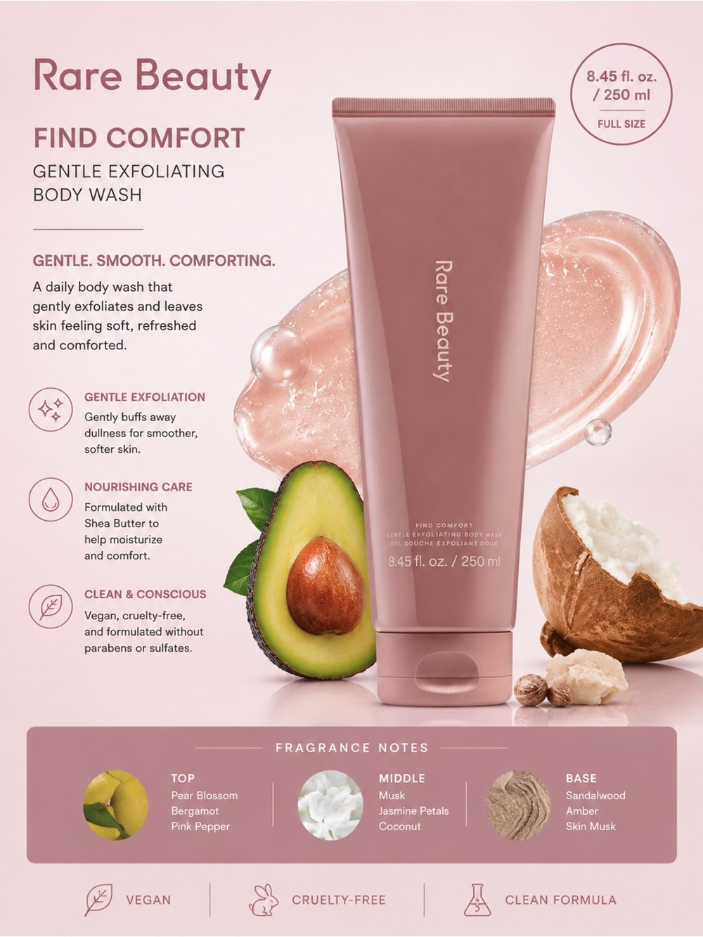 Rare Beauty Body Wash 250ml